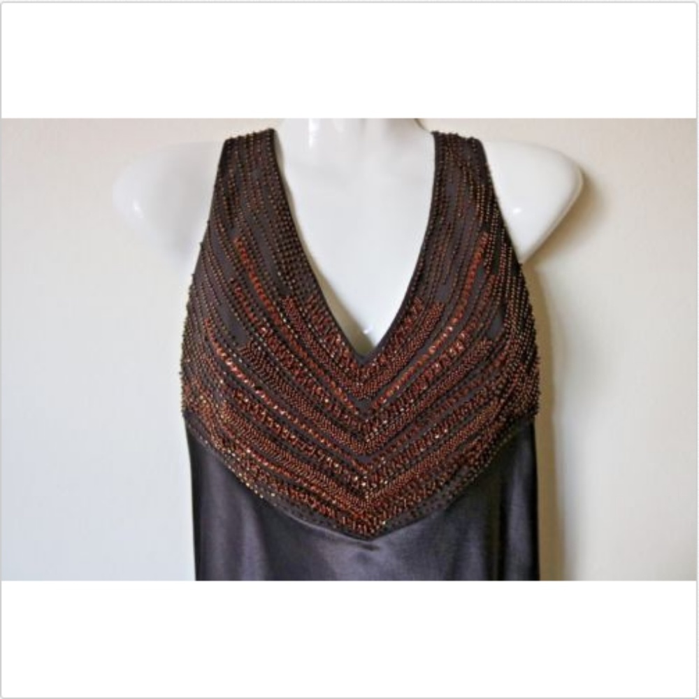 Alex Evenings Chocolate Formal Evening Dress - Picture 3 of 7